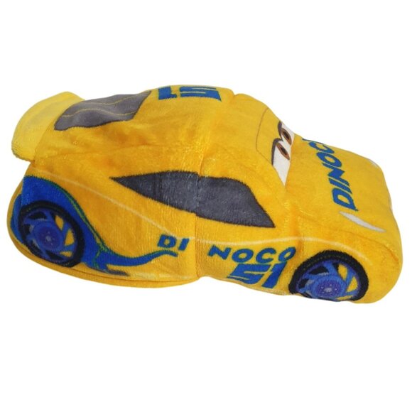 Disney Pixar Cars 3 Lightning McQueen Dinoco Cruz Ramirez Flip a Car 8" Plush To - Picture 2 of 7